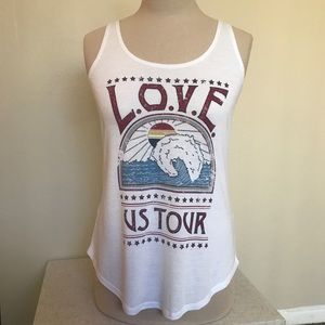Lindsay Perry X Billabong Racer Back Tank Top